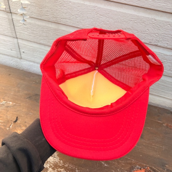 Vintage Tropicana trucker hat mesh red foam snapback hat - Picture 4 of 4